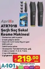 APRİLLA ŞARJLI SAÇ SAKAL KESME MAKİNESİ